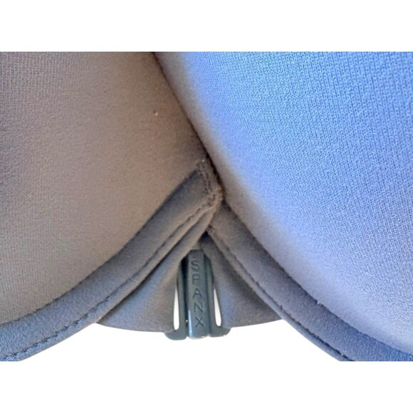 Spanx Bra-llelujah! Lightly Lined Full Coverage Bra Women’s 34DD Antique Blue - Picture 2 of 7